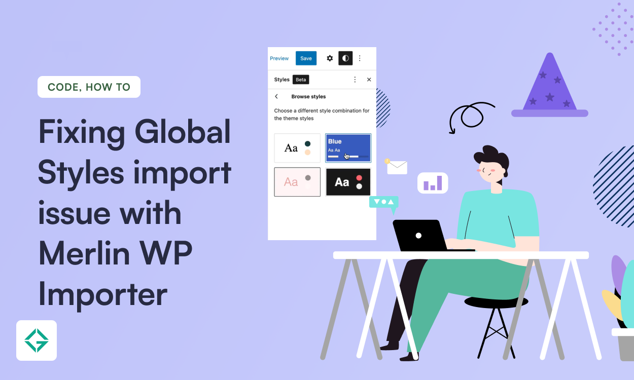 Fixing Global Styles import issue with  Merlin WP Importer